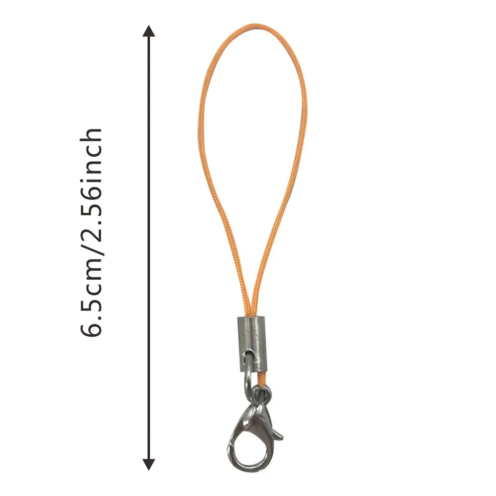 80pcs Phone Strap Random Colors Chain Cellphone Lanyard For Keys Woman Girl Bag Camera Pendant Keychains Mini Lanyards