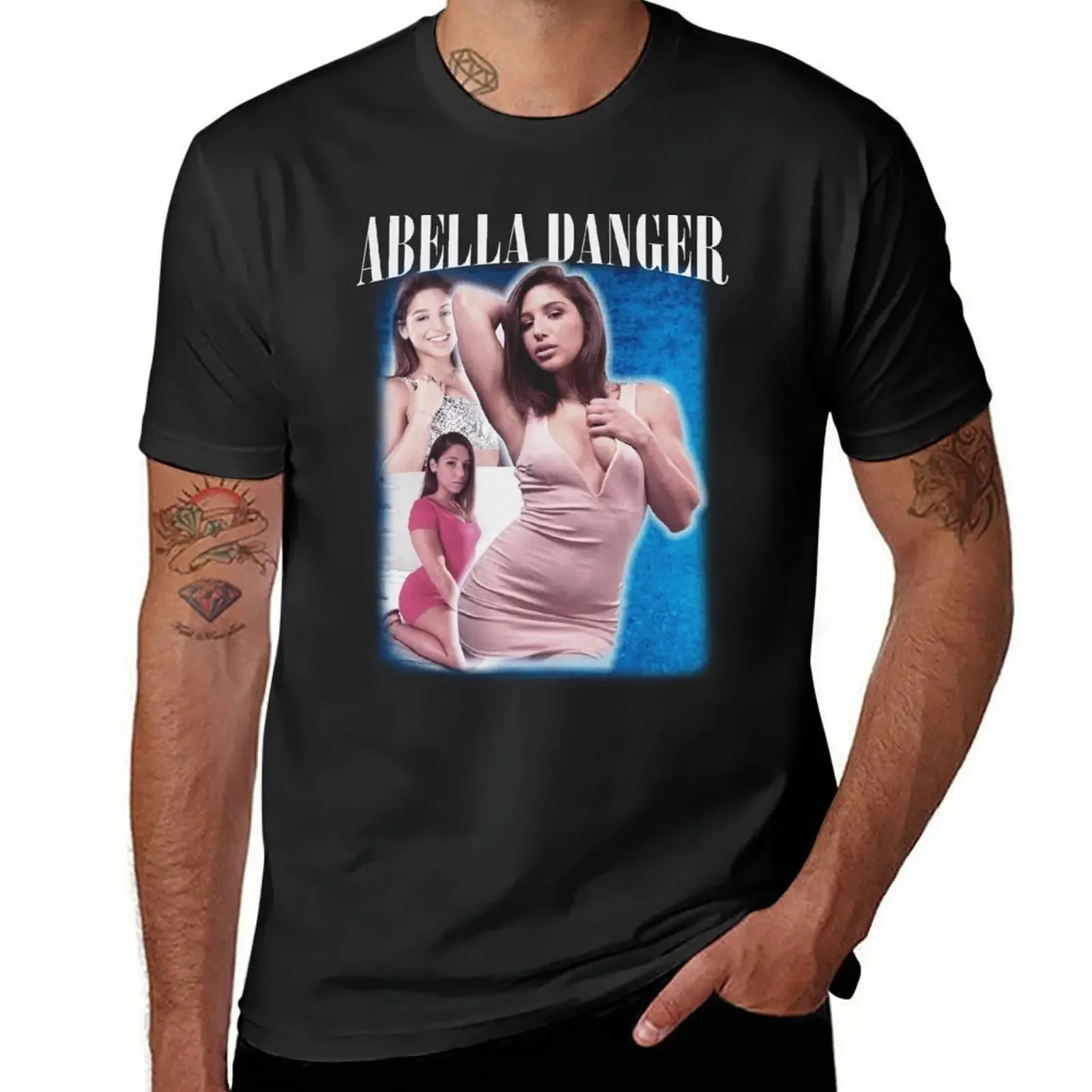 

Abella danger vintage T-Shirt summer clothes quick-drying Men's clothing