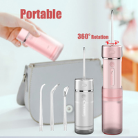 Oral Irrigator USB Rechargeable Water Flosser For Teeth Cleaner Portable Dental Water Jet 175ML Water Tank Waterproof Oral Care