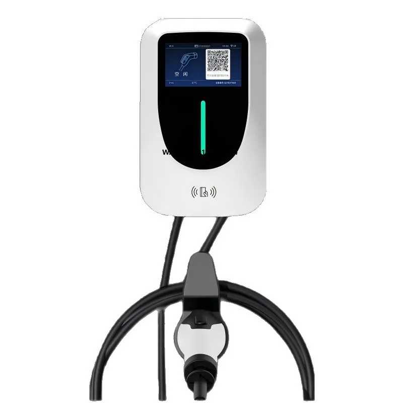 

Wall-Mounted Electric Vehicle Home Charging Station, 7Kw Fast DC Electric Charger for Cars