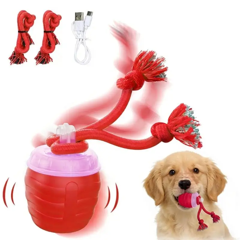 

Auto Rolled Pet Ball Toy for Dog with Touch Activations and Bird Chirping Sounds to Stimulate and Play B03E