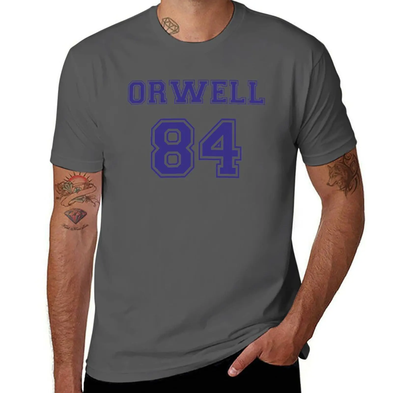 

Orwell 1984 T-Shirt Christmas Casual Short Sleeve Top