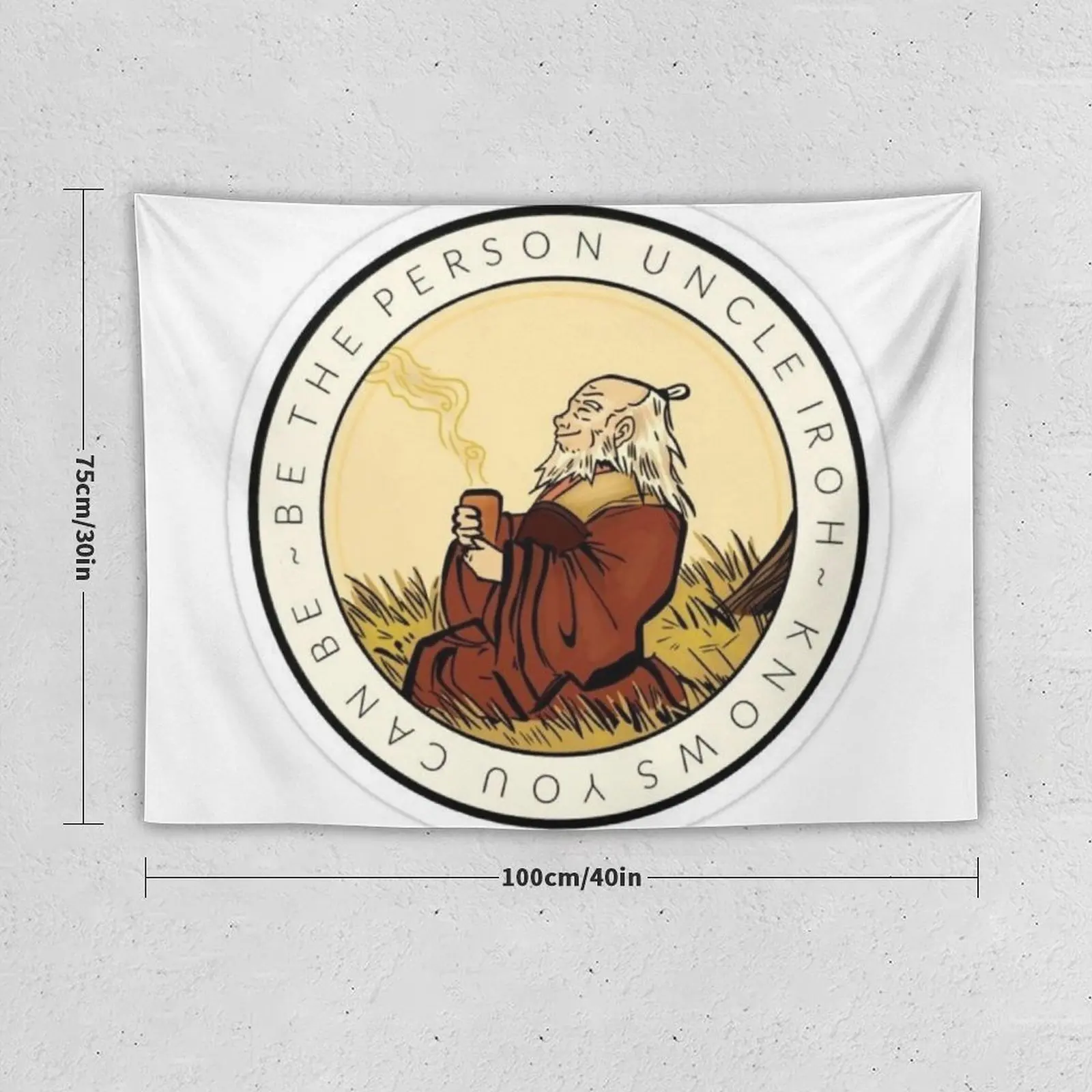 New Uncle iroh Tapestry Cute Room Things Wall Carpet Room Decorations Aesthetics