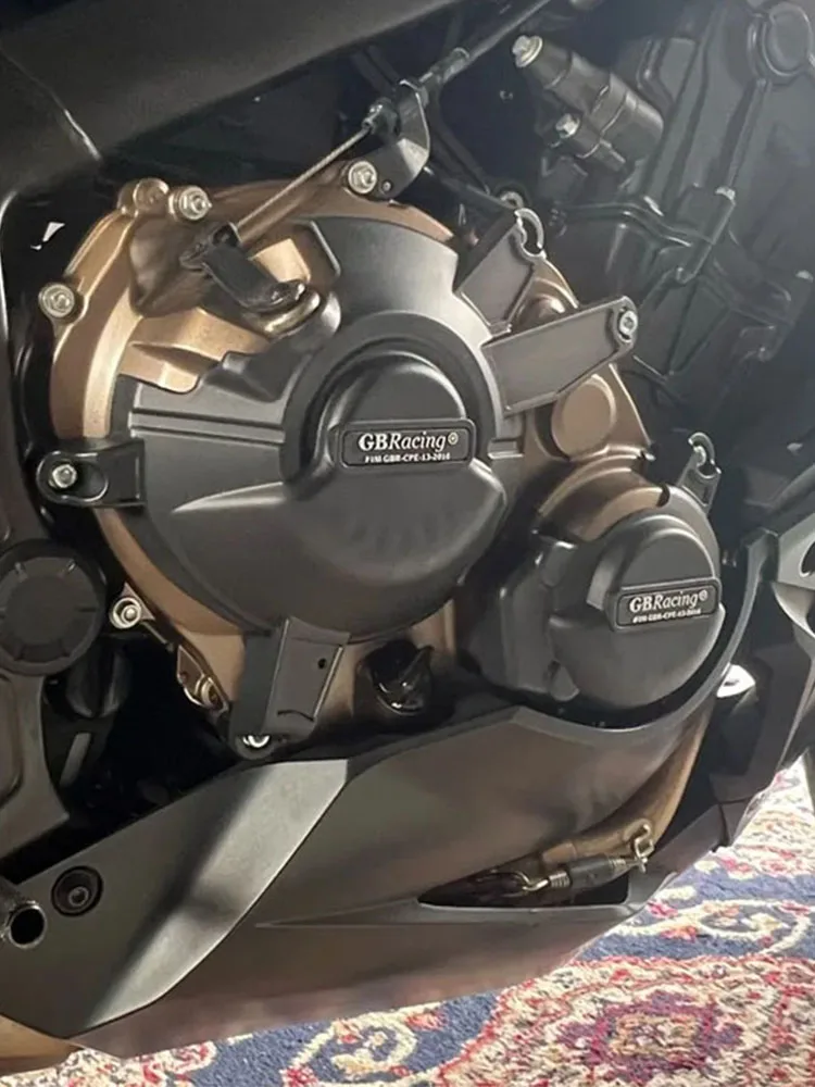 GBRacing pour HONDA CB650F, CBR650F & CBR650R 2014-2020 & CB650R 2019-2020 ensemble de couvercles de moteur couvercle d'impulsion couvercle d'alternateur d'embrayage