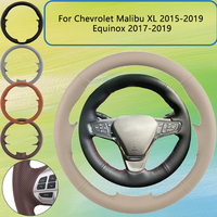 Custom Artificial Leather DIY Car Steering Wheel Cover For Chevrolet Malibu XL Equinox OEM Automotive Grip Anti Slip Breathable