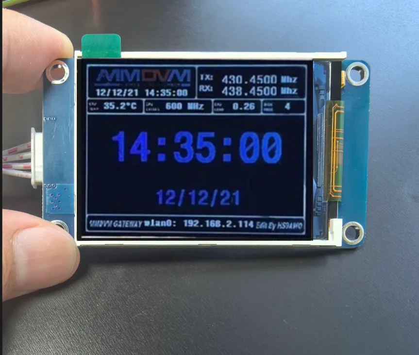 2.2inch TJC LCD Display For MMDVM Hotspot Hat Duplex/Simplex Nextion Modem Raspberry PI