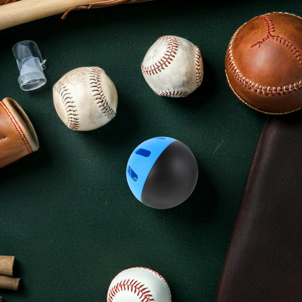 

4Pcs Hollow Practice Baseballs 74mm Lightweight Softballs for Indoor Outdoor Baseball Training Improve Skills Soft Balls