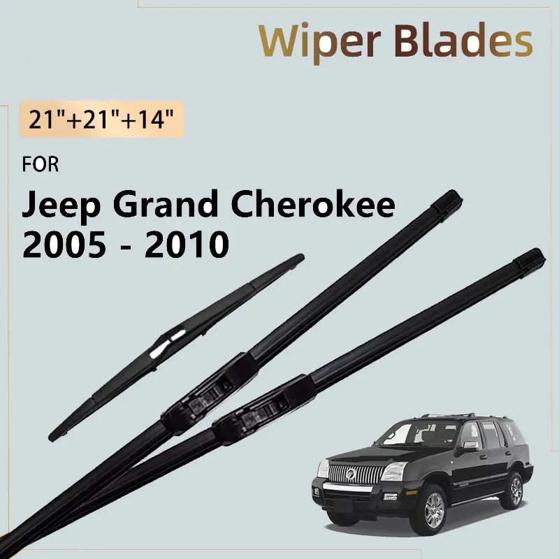 

Front Rear Wiper Blade For Jeep Grand Cherokee WK 2005 - 2010 2009 2008 2007 2006 Accessories Windshield Windscreen Window Brush