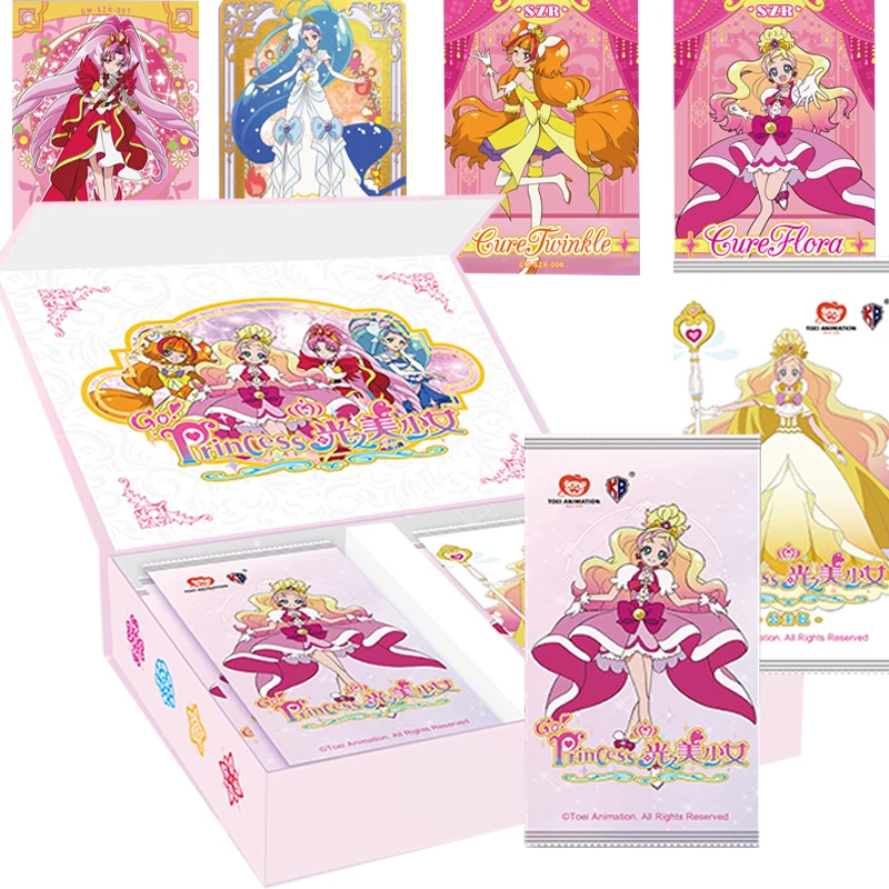 Genuine Pretty Cure Princess Series Collection Card Rare Gorgeous Ball Limited Collection Card Toy Hobby Children Birthday Gift