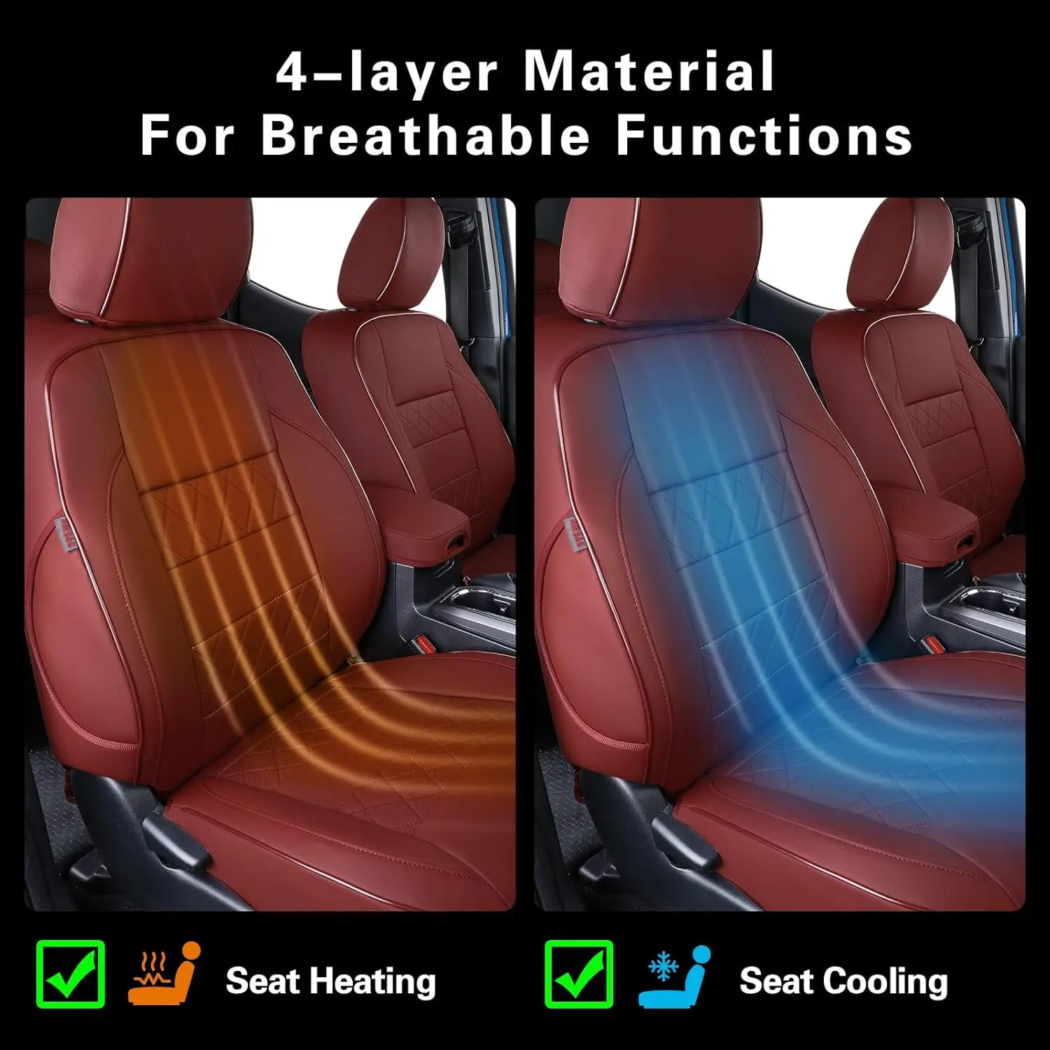 Toyota Tacoma-Compatible Car Seat Cover Set — product detail 16
