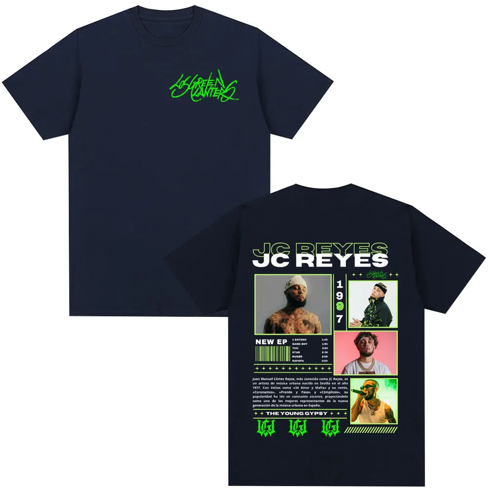 Rapper Jc Reyes Album Tour 2025 Graphic T Shirts Men's Women Hip Hop Fashion T-shirts Cotton Casual Oversized T-shirt Streetwear