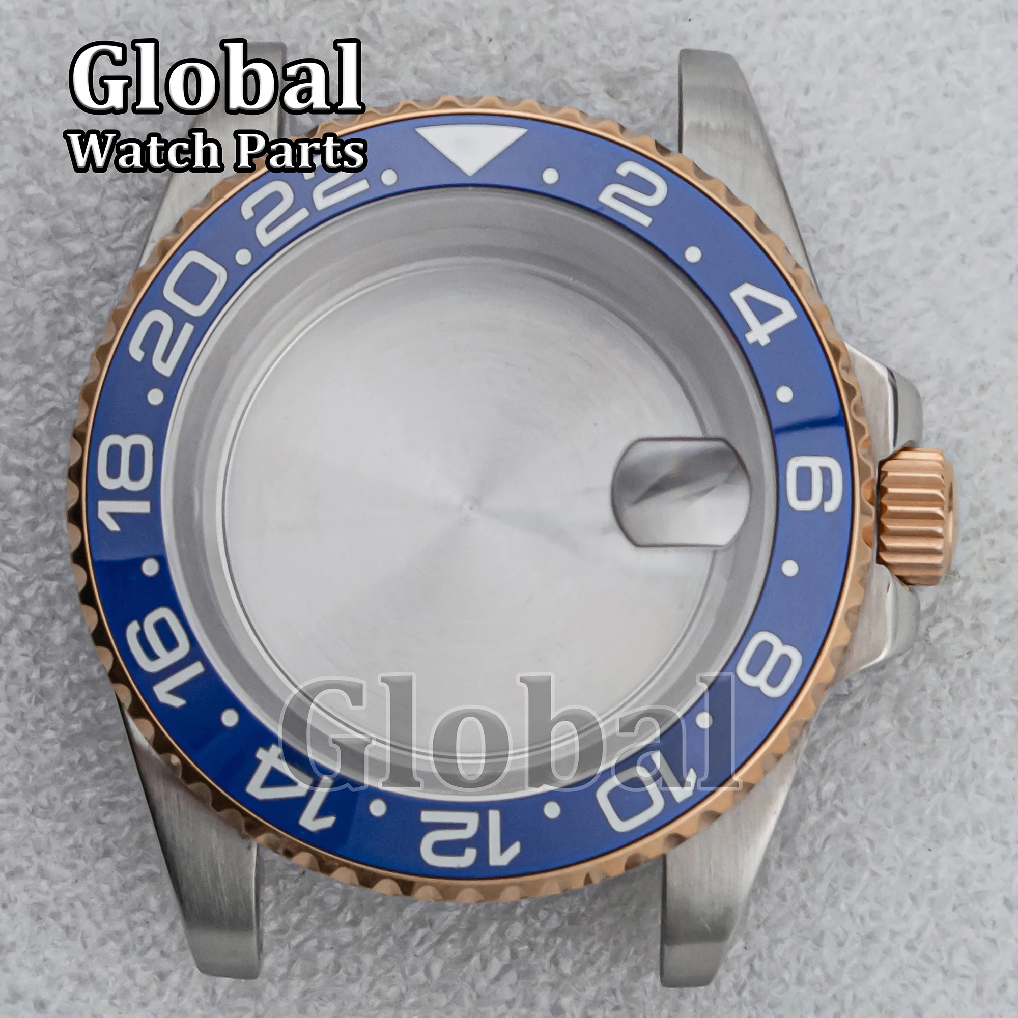 Men's Watch Diving Case 50M Waterproof Stainless Steel Case Sapphire Glass Repair Watch Parts Fit NH35 NH36 Automatic Movement