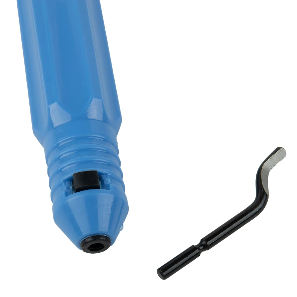 NB1100 manico Burr con 10 pezzi BS1010 lame M2 HSS sbavatura manuale strumento utile per rimuovere gli angoli di sbavatura delle sbavature