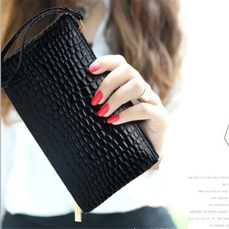 Women Wallets Fashion Lady Wristlet Handbags PU Money Bag Fallow Coin Purse Cards ID Holder Clutch Women Wallet Zipper