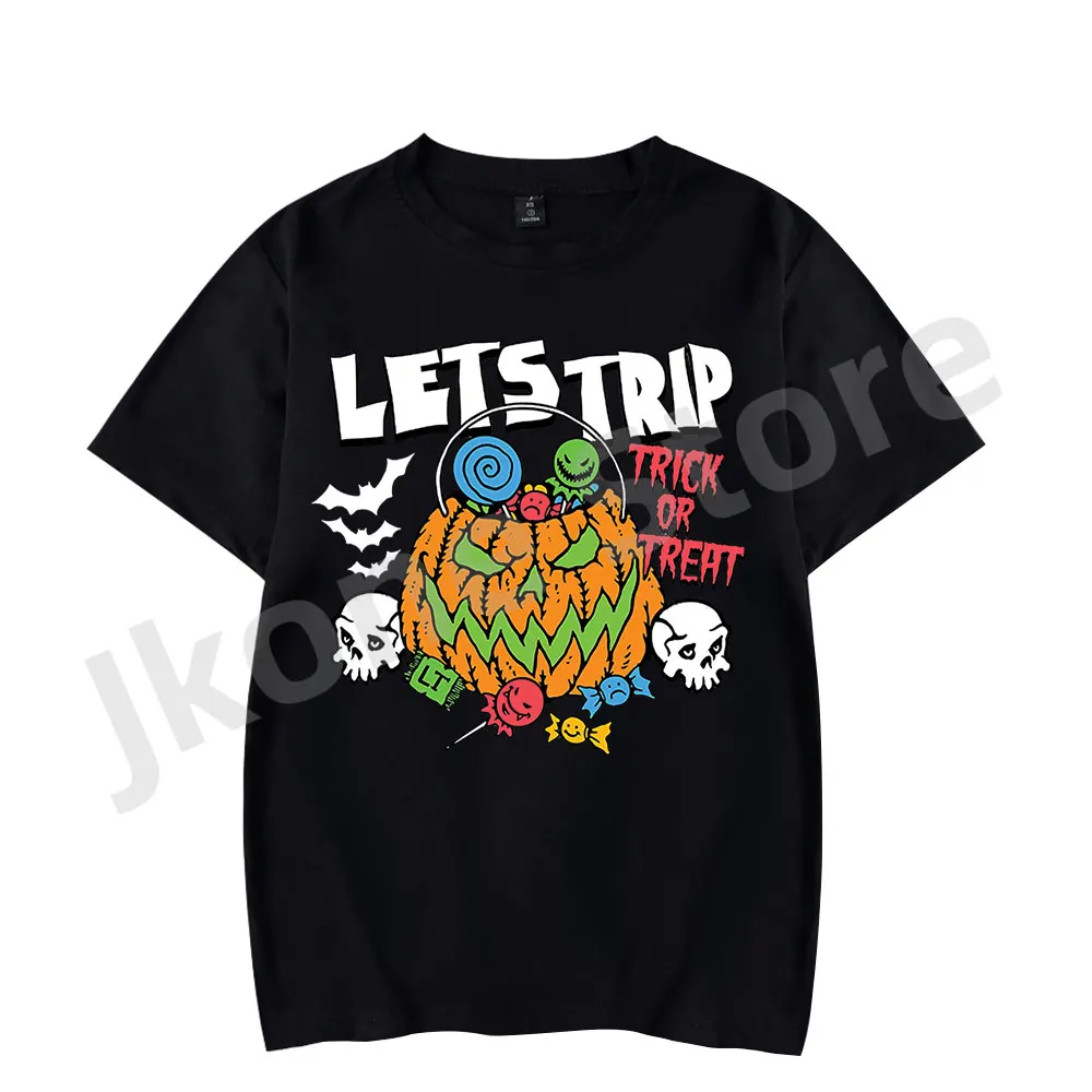 Sturniolo Triplets Let's Trip Jack-O-Lantern Tee Women Men Fashion Funny Casual Short Sleeve T-shirts