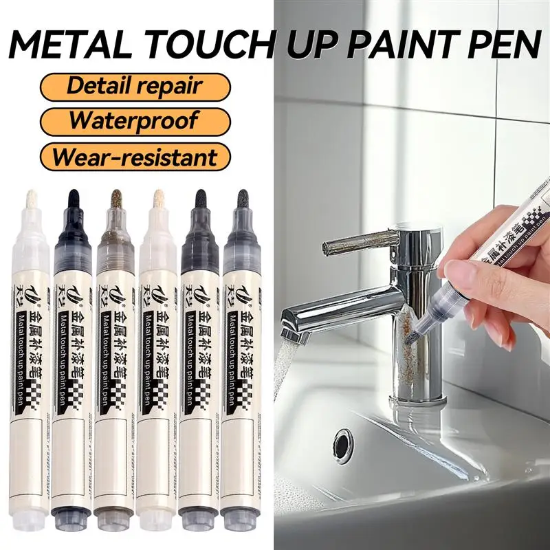 Metal Scratch Repair Paint Pen Aluminum Alloy Door And Window Door car Stainless Steel Eyeglass Frame Scratches Repair