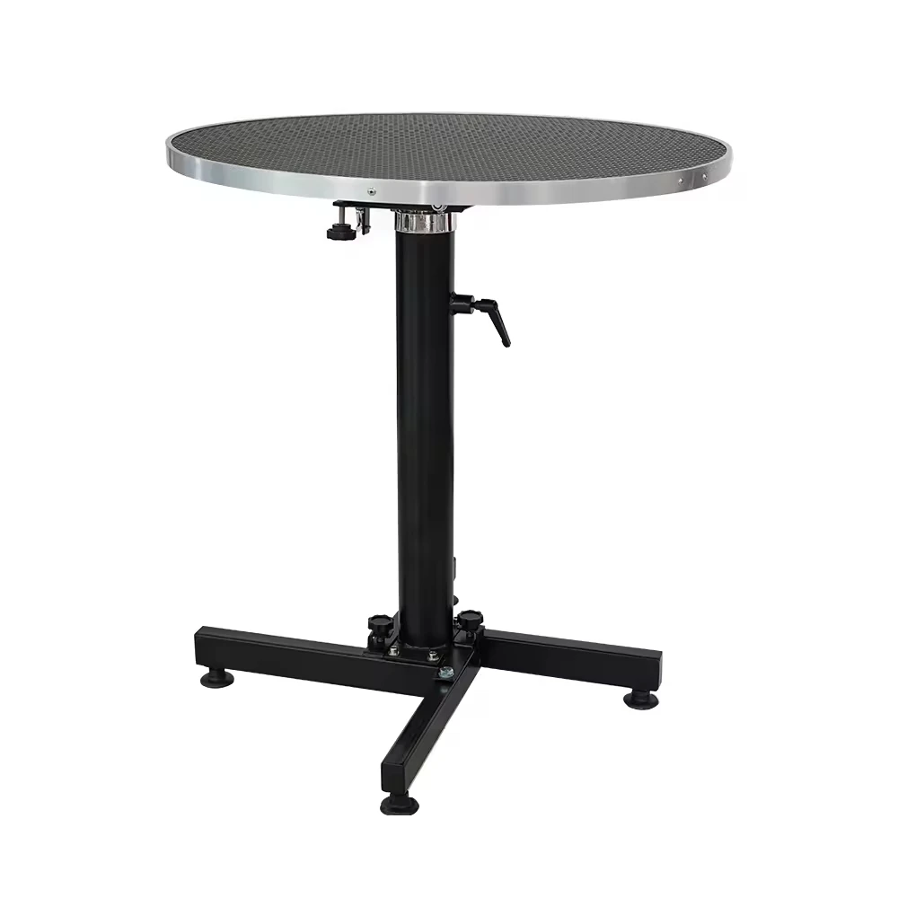 

2026 Wholesale Height Adjustable Dog Grooming Table Non-Slip Air Lift Collapsible Rubber High Quality Scissors Customizable Pet