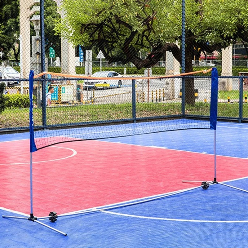Portable Pickleball Net Frame Foldable Outdoors Pickleball Net Professional Indoor Tennis Nets Stainless Steel Pickleballs Rack