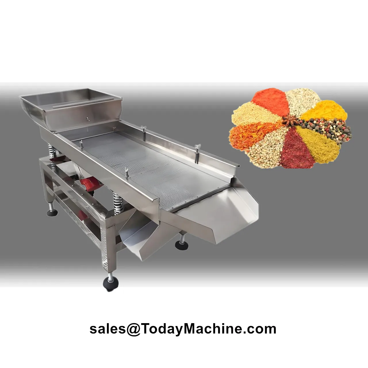 Industrial Vibrating Sieve Powder Vibratory Screen Salt Linear Vibrating Sieving Machine