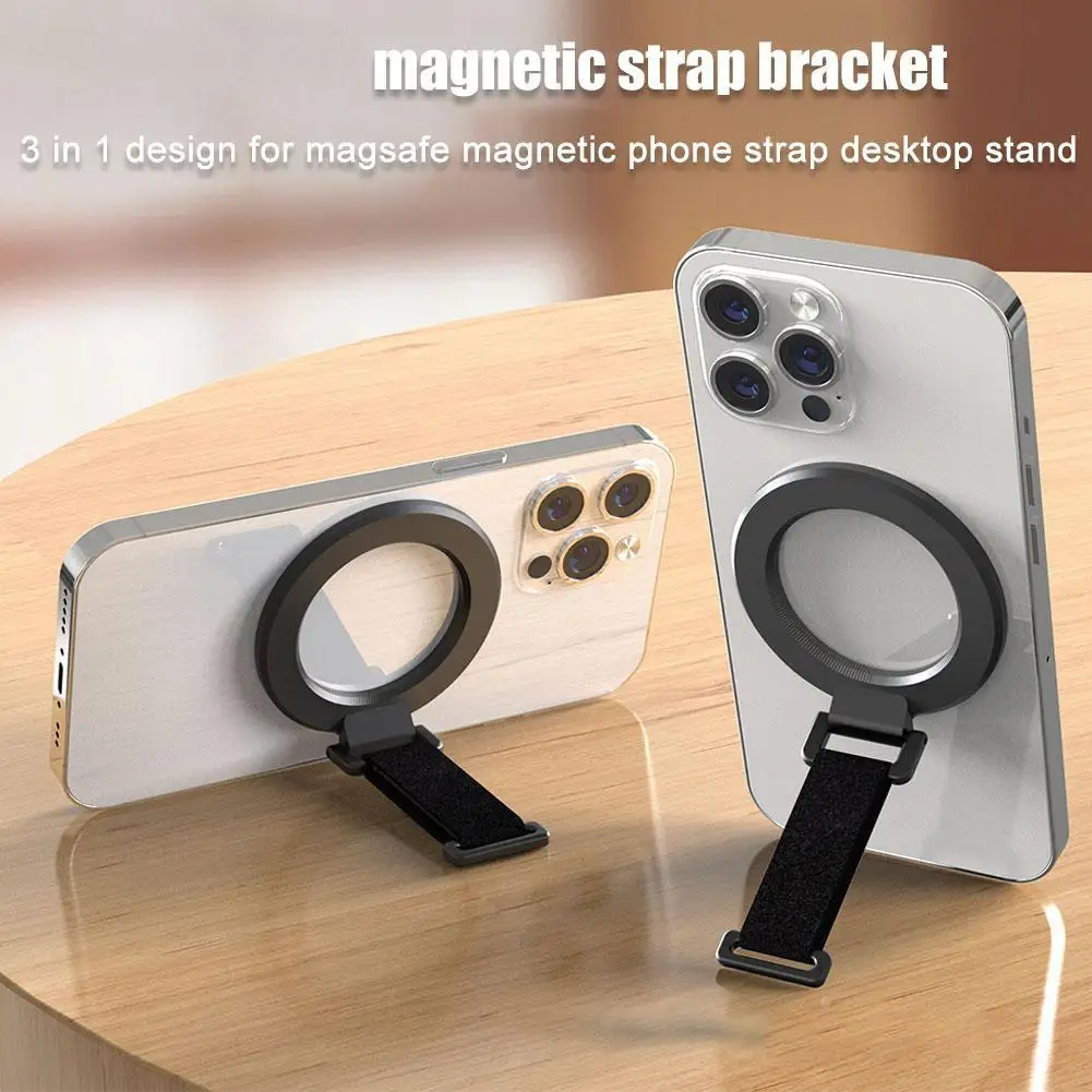 La rotation magnétique du support 360 de bracelet de téléphone portable de bain appropriée à Magsafe pour des IPhone12-15seri peut être employée en tant qu'el rapide N4Q4