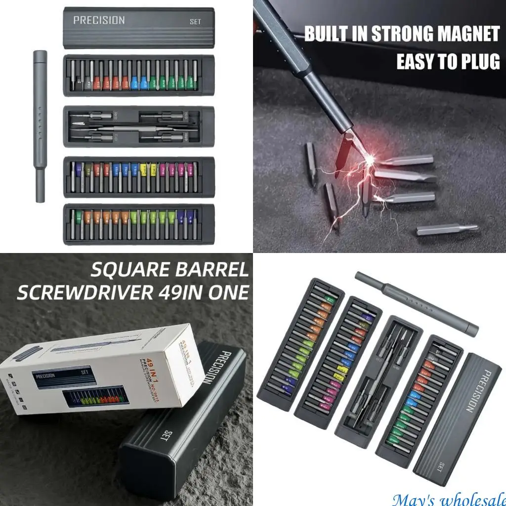 

Complete 49Piece Screwdriver Set Repair for Electronics Maintenance 448A
