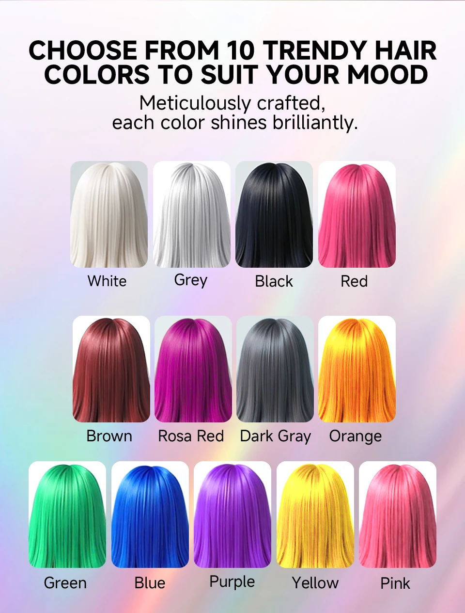 13 Farben einmaliges Haarfarbenwachs, leicht zu waschen, langlebiger Haarfärbeschlamm, leicht zu waschen, Party-Haarschlamm, Kinder-Haarfarbe-Creme – Detail 8