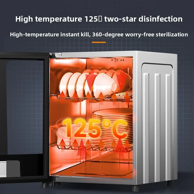 50L Vertical Tableware Disinfection Dryer Cabinet, Household Commercial Deskmate Sterilizer