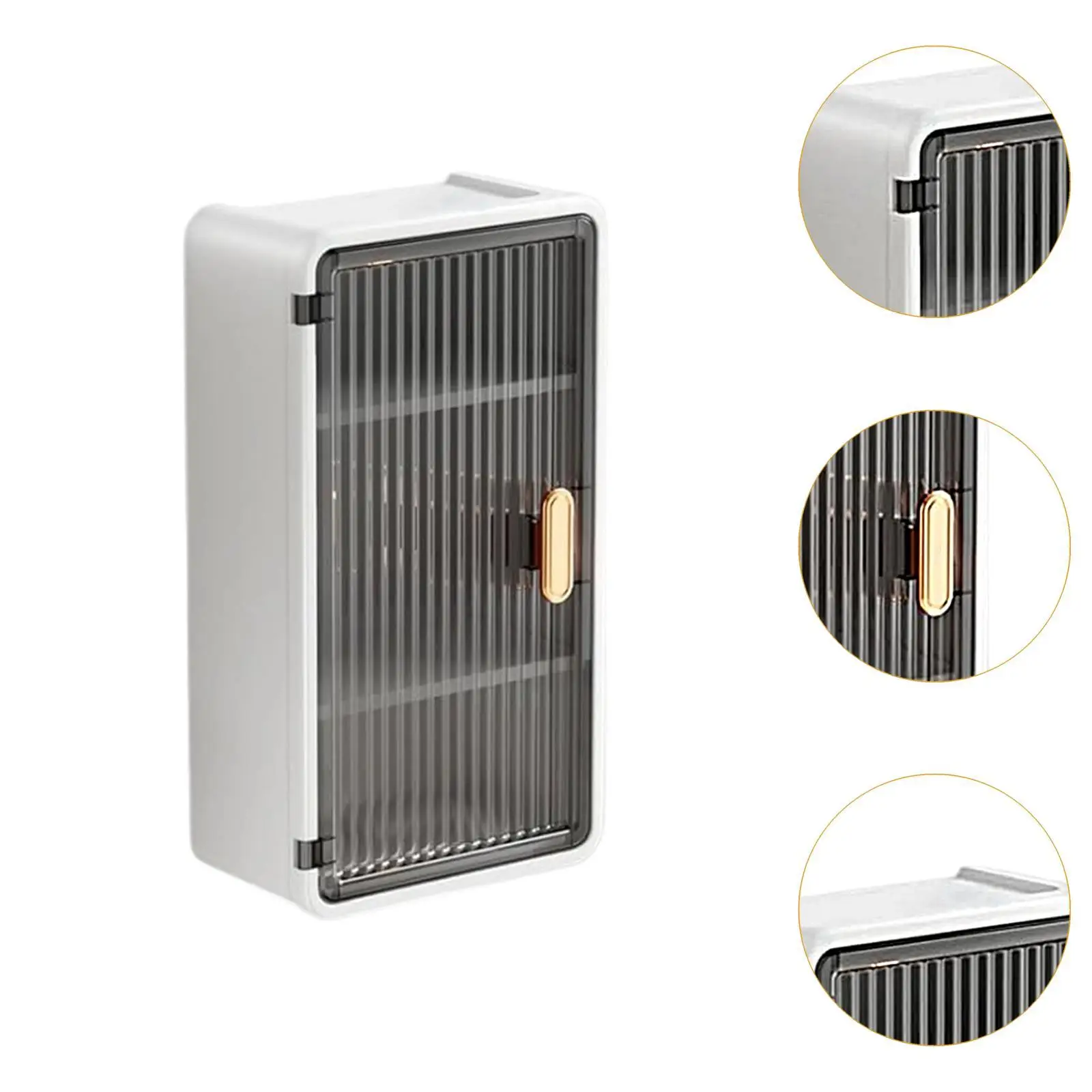 Tissue Holder with Shelf Toilet Paper Holder Wall Mounted Bathroom Storage Rack