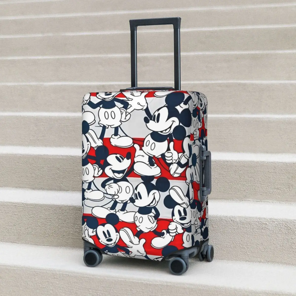 Mickey And Friends Suitcase Cover Strectch Business Protector Luggage Accesories Flight