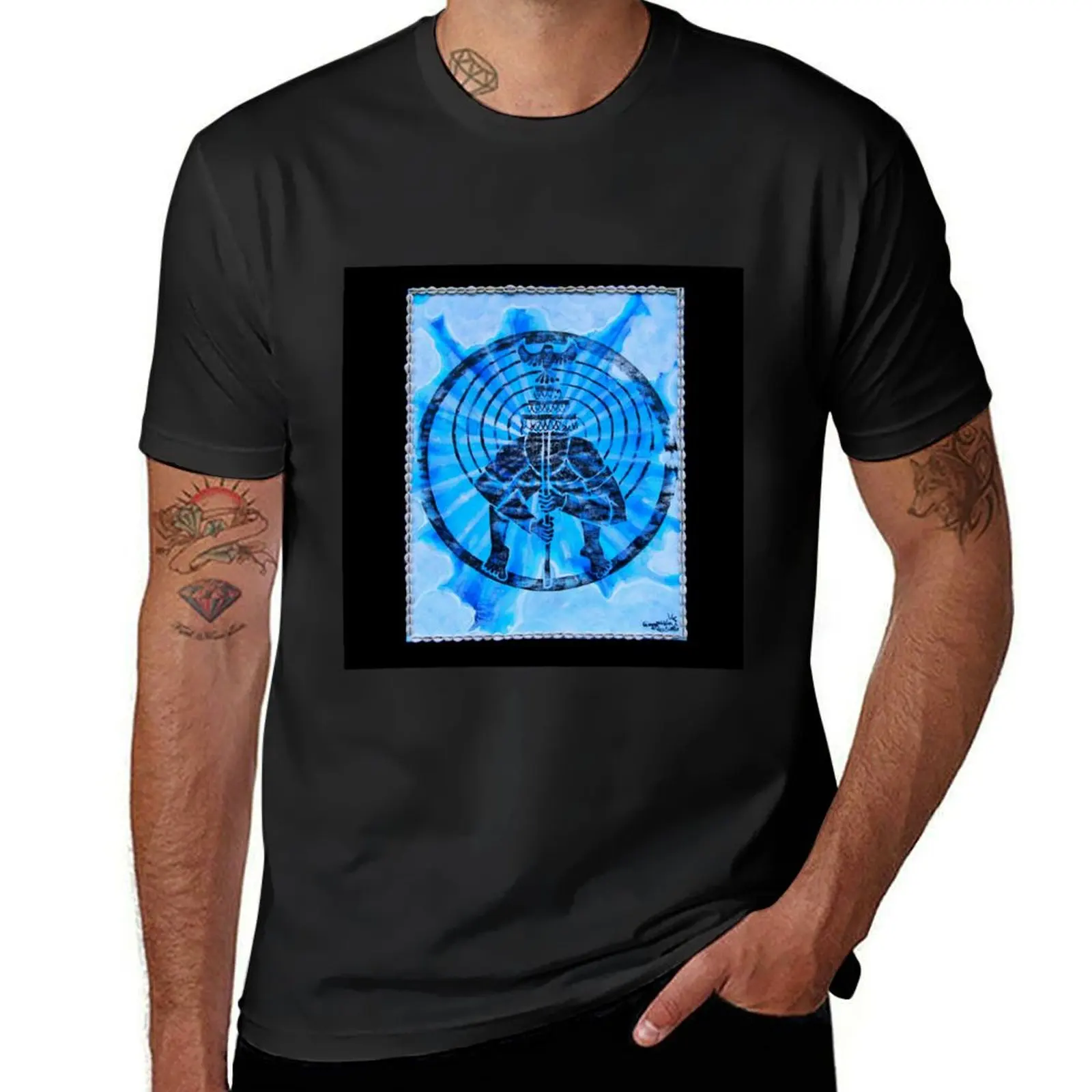 Oxalá, Orixa of the mind and heavens T-Shirt quick-drying tops plain black t shirts men
