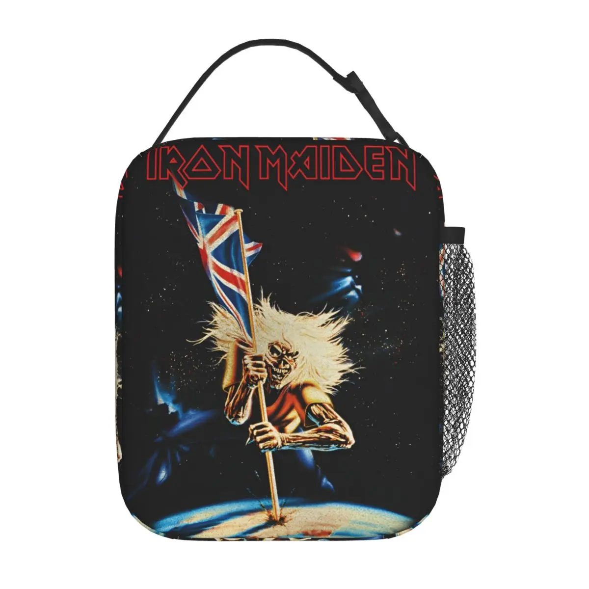 

Custom Heavy Metal Insulated Lunch Bag Portable Meal Container Thermal Bag Tote Lunch Box School Travel Bento Pouch