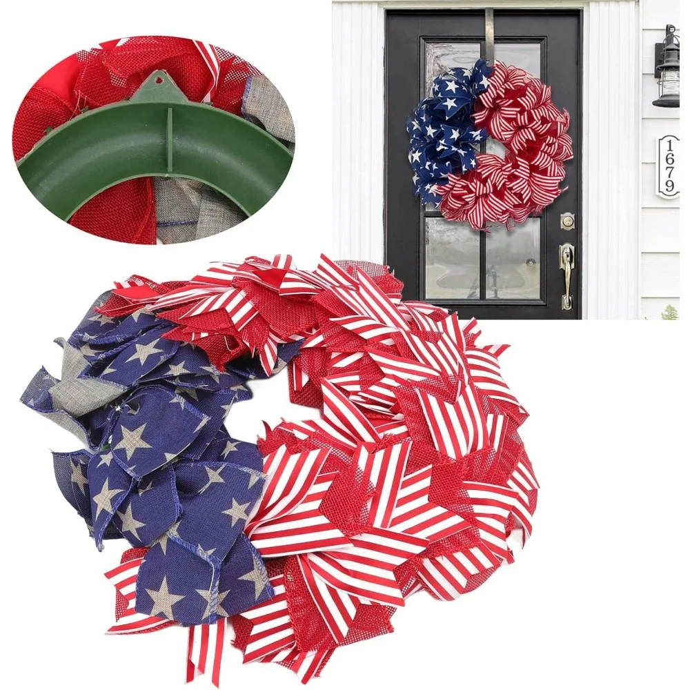 

Independence Day Wreath Remembrance Day Garland Decor Door Wreath Wall Hanging Garland Holiday Decor Wreath Front Door Wall
