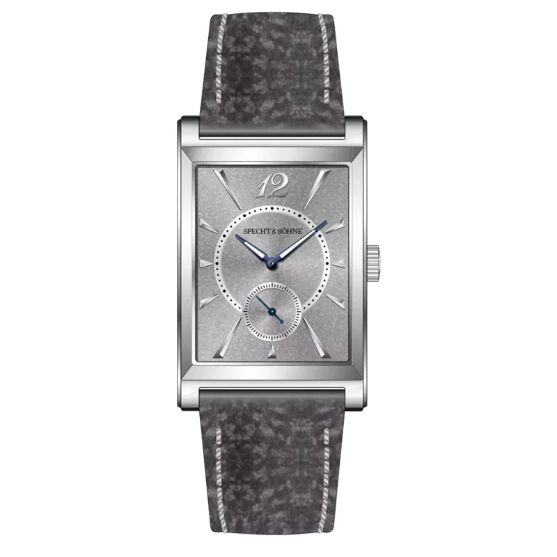 26 مللي متر Specht & Söhne ساعات مربعة للرجال سامسونج الصلب الياقوت كريستال اليابان حركة ساعة كوارتز ساعة رجالي
