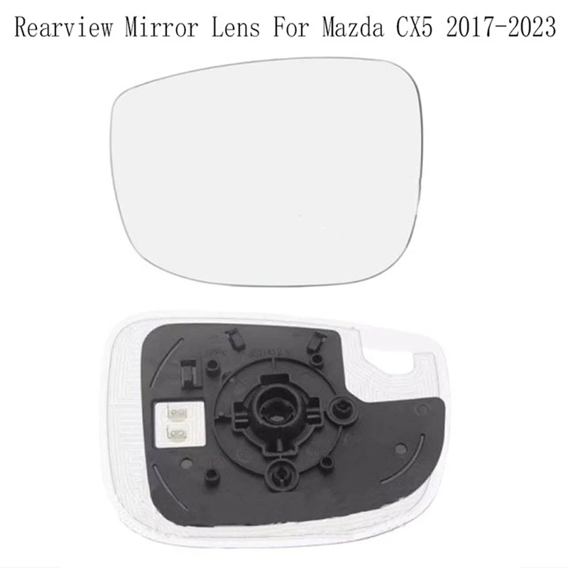 

Rearview Mirror Glass Backup Mirror Lens For Mazda CX5 Rearview Mirror Lens Reverse Mirror Lens Heating Wide-Angle Lens