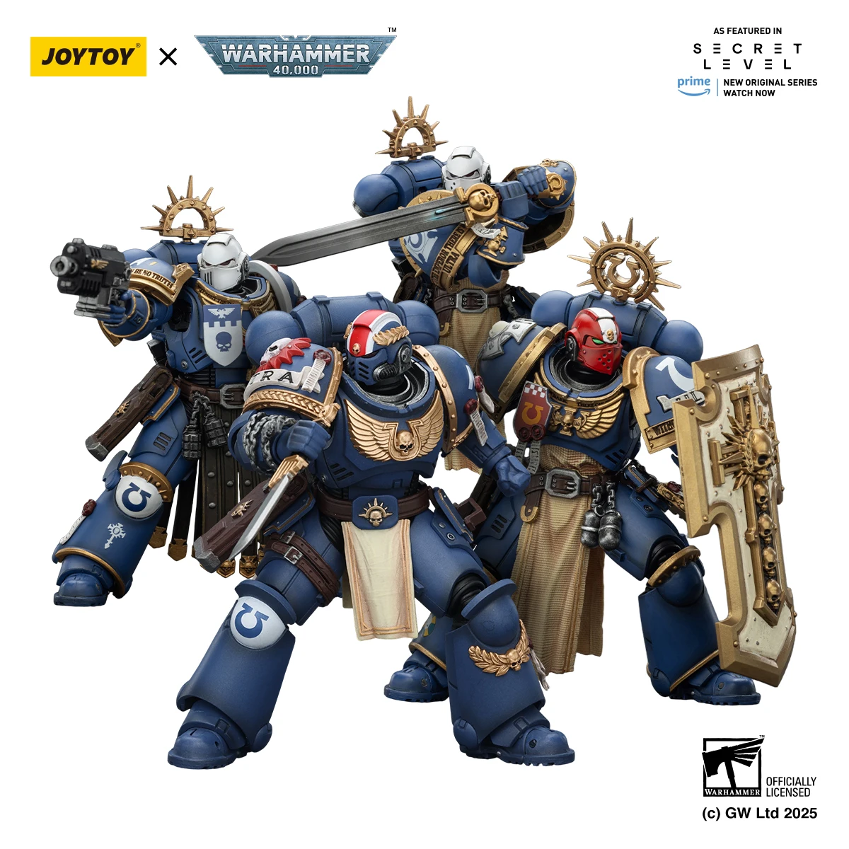 

[В НАЛИЧИИ] JOYTOY Warhammer 40K 1/18 Фигурки Ультрамарин Лейтенант Titus Gadriel Chairon Аниме Модель Игрушки Подарок