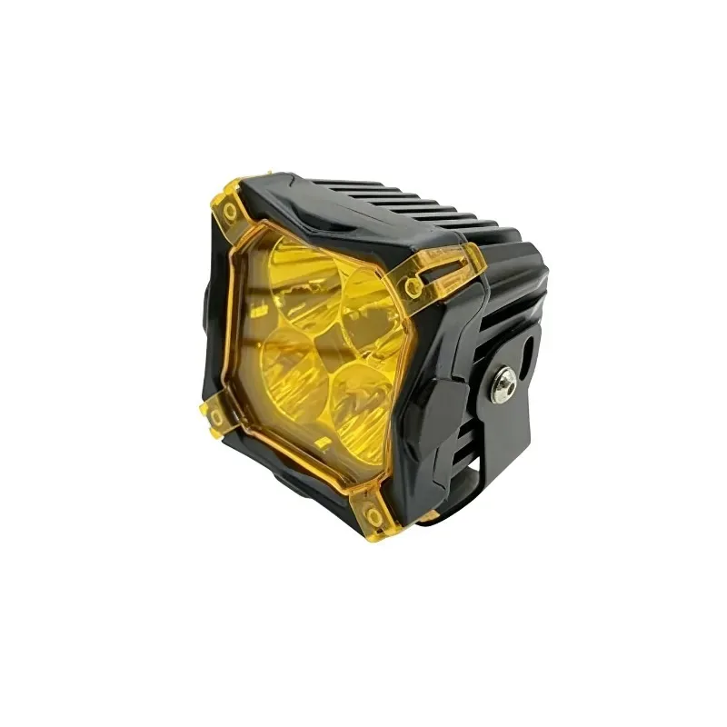 LED External Spotlight for Electric Motorcycle Four-Leaf Clover Design High-Power Dual-Color Far Near Light for BMW i3