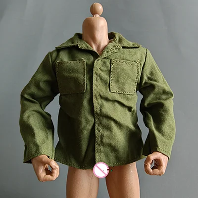 1/6 Scale U.S Army Green Casual Shirt Model for 12''Figures DIY Accessories