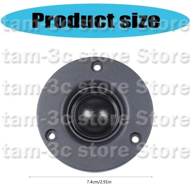 D0UA High Fidelitys 3 -дюймовый 30W 74 -мм твитером Пара динамиков с шелковыми пленками и магнитами без гриля для прозрачных