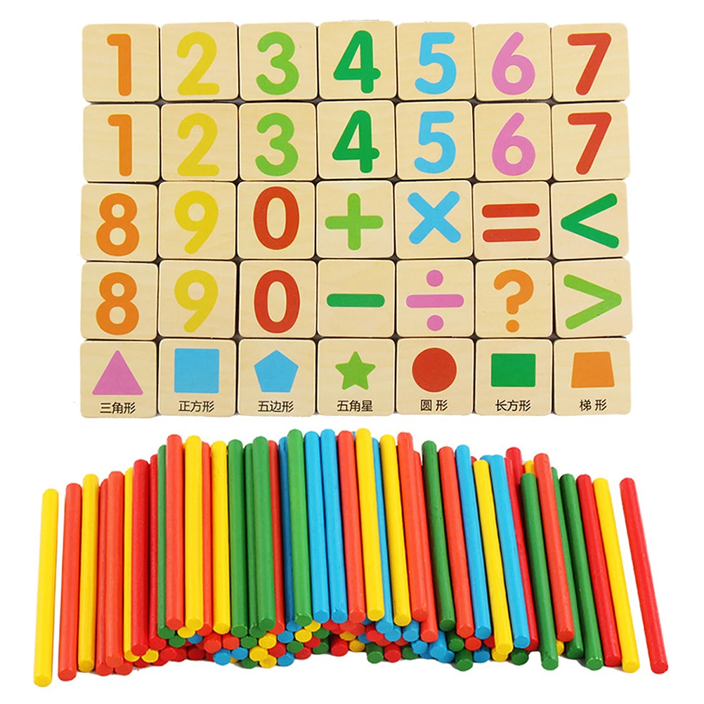 Palo de matemáticas, palos de números de matemáticas, juguete de conteo de Aprendizaje Temprano, juego educativo de cálculo, rompecabezas