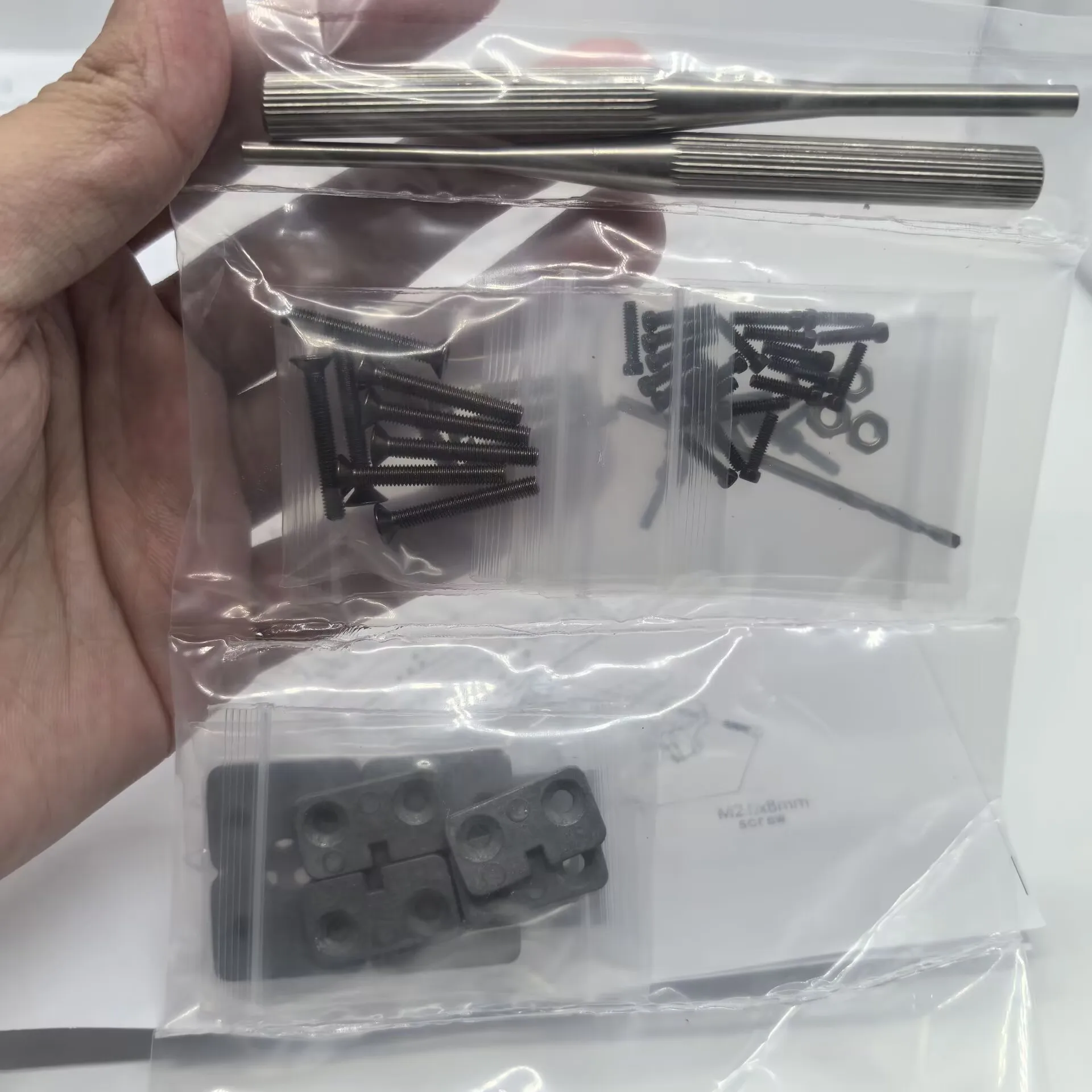 نموذج Scaleclub لشاحنة جرار Tamiya 1/14، معدن واقعي، تعليق خلفي بمحورين، تعليق Qiãoqiū