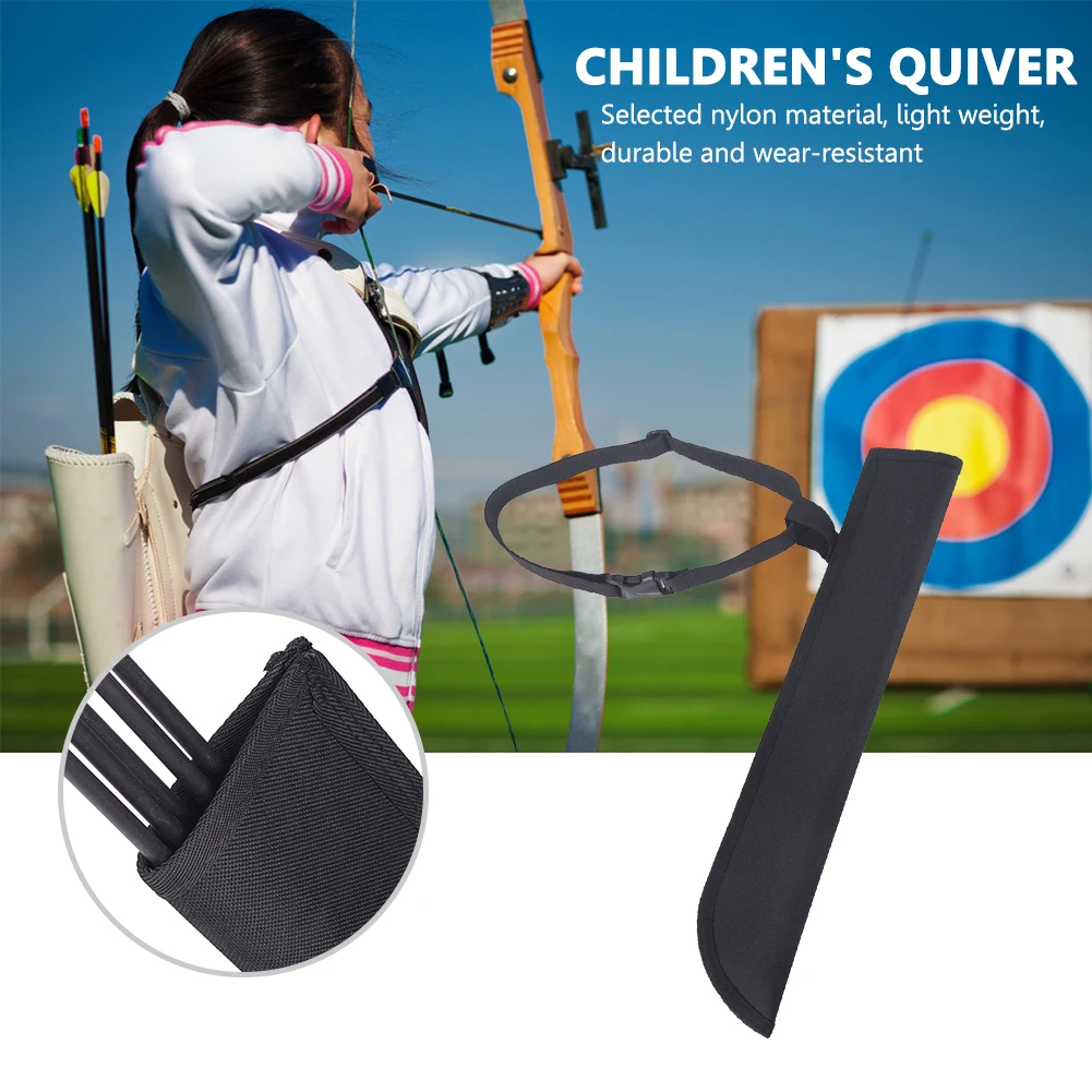 Arrow Quiver for Kids Adjustable Waist Hanged Quiver Archery Arrow Quiver Holder for Bow Hunting and Target Practicing