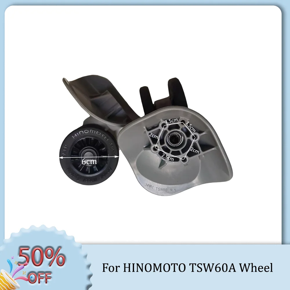 

For HINOMOTO TSW60A Universal Wheel Pull Rod Case Travel Case Silent Durable Convenient Replacement Luggage Accessories Wheels