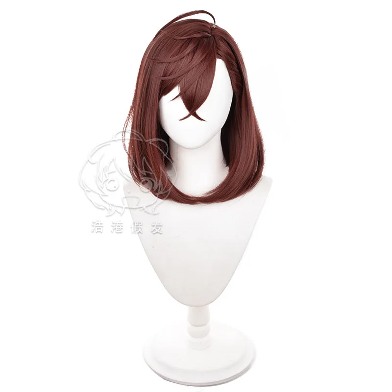 Halloween cosplay perucas dan da dan ayase momo cabelo vermelho-marrom japonês quadrinhos role play perucas feminino anime convenção festa acessório
