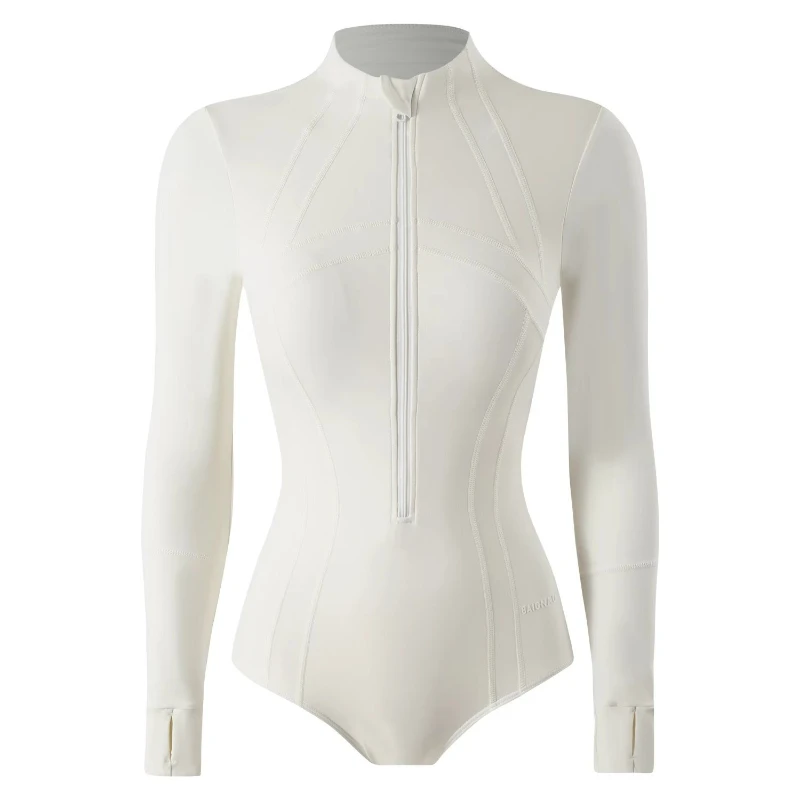 

Surfing turtleneck swimsuit women's long-sleeved trousers professional sunscreen UPF50 + one-piece quick-drying wetsuit