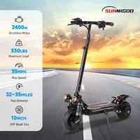 EU 2024 NEW X6 Hot selling 2400W 48V 21AH Electric Scooter Dual Motor Max Speed of 65KMH Max Range of 60-70KM Foldable E scooter