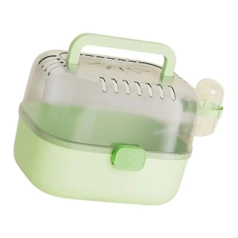 L74D Portable Pet Cage with Escape Proof Mechanism Ventilation Holes Removable