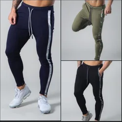 Autumn New Men's Casual Pants Loose Running Training Sports Pants Europe and The United States Patched-foot Pants