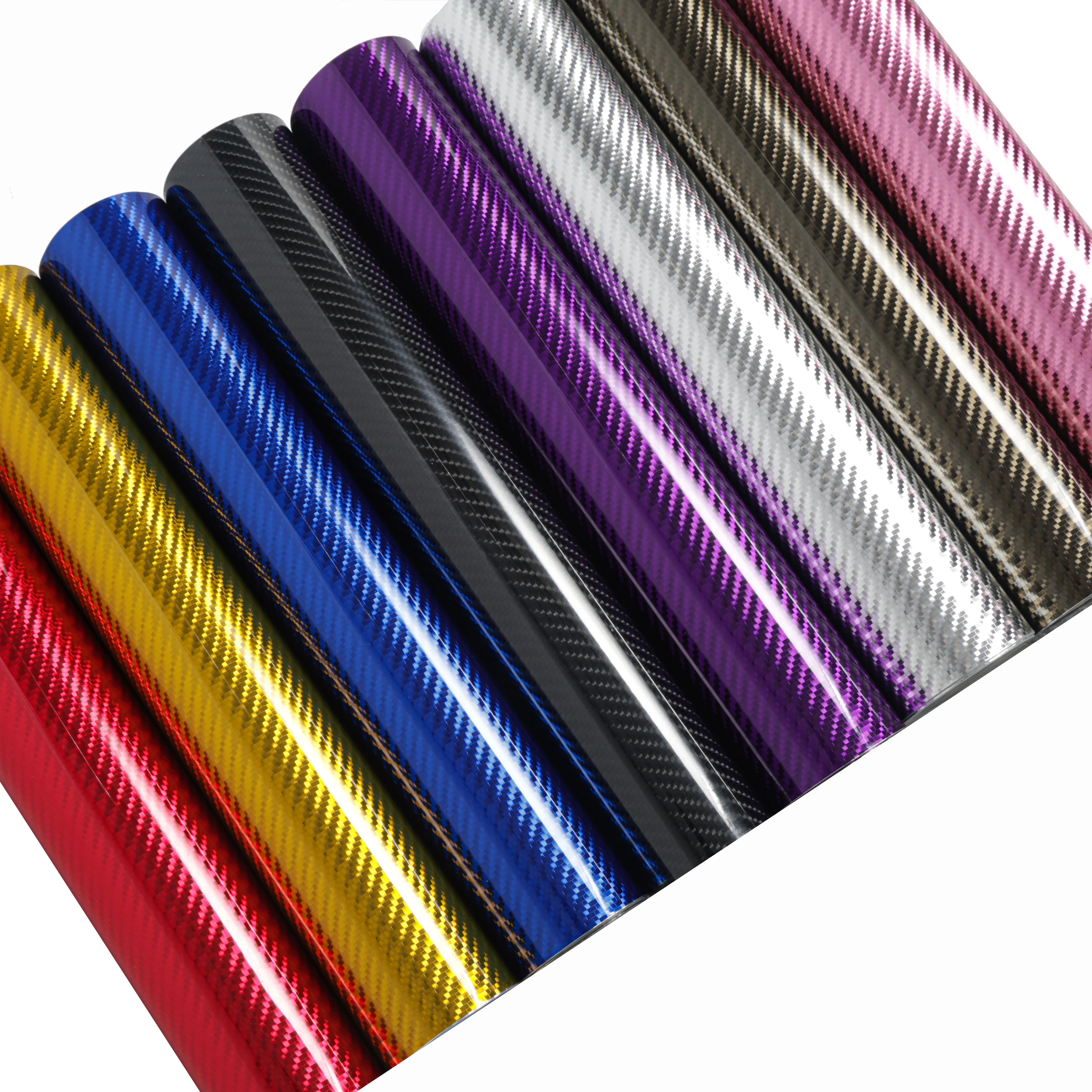 

Виниловая пленка 5D из углеродного волокна, глянцевая, водонепроницаемая, самоклеящаяся, для автомобиля, без пузырьков, аксессуары для авто