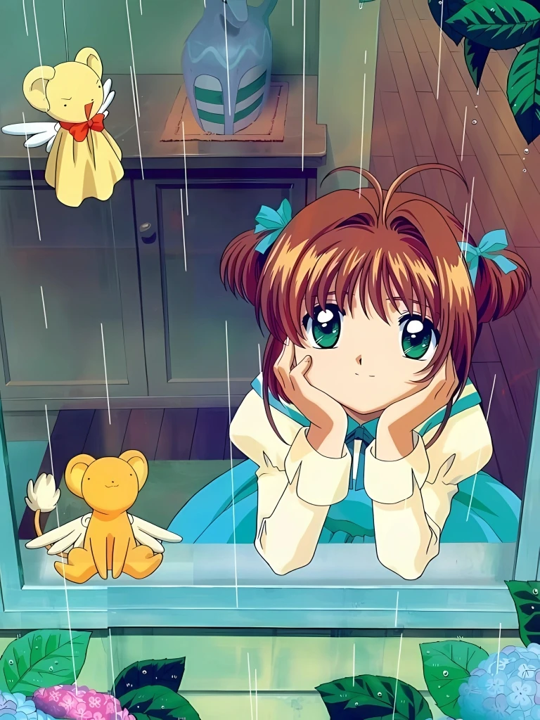 DIY-Leinwandgemälde Kawaii Cardcaptor Sakura Anime für Wohnzimmer, Schlafzimmer, Heimdekoration, Geschenk