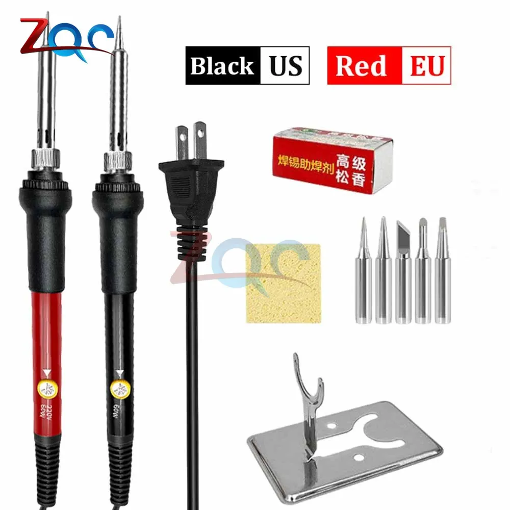 

Adjustable Temperature Electric Soldering Iron 110V/220V 60W Solder Iron Professional Tin Welder Heat Pencil Welding Repair Tool